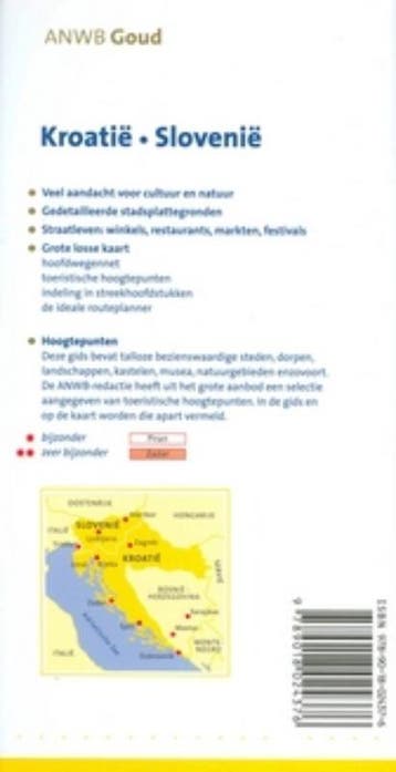 Kroatië, Slovenië / ANWB goud 9789018024376 T. Lageman, Verzenden, Gelezen, T. Lageman