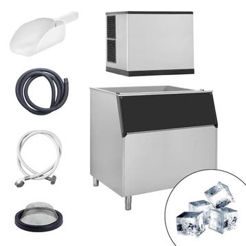 GGM Gastro | IJsblokjesmachine - kubus (volle blokjes) - 403, Verzenden