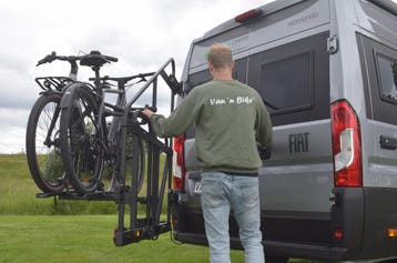 Van n Bike | Wegdraaibare Fietsendrager voor Buscampers, Nieuw, Elektrische fiets