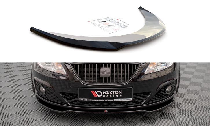 Voorspoiler V.2 Seat Exeo Maxton Glans Zwart, Auto-onderdelen, Carrosserie en Plaatwerk, Ophalen of Verzenden