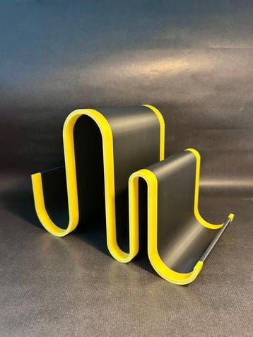 TiWo Design - Tijdschriftenhouder - Space Age Wave-stand