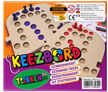 Tokken Bord - De Luxe - Uitbreidingsset voor 6 Personen |, Verzenden, Nieuw