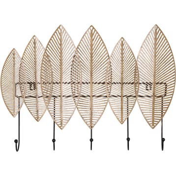 Kapstok - Trion Blada - Hangkapstok met Haken - Home - Goud, Ophalen of Verzenden, Nieuw, Metaal