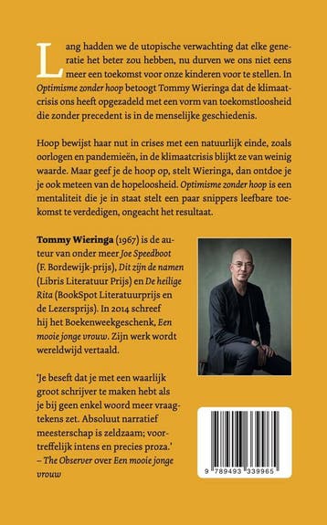 Optimisme zonder hoop / Maand van de filosofie 9789493339965, Boeken, Verzenden, Gelezen, Tommy Wieringa