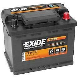Exide Marine Start accu 12V 62Ah 242x175x190, Watersport en Boten, Accessoires en Onderhoud, Verzenden