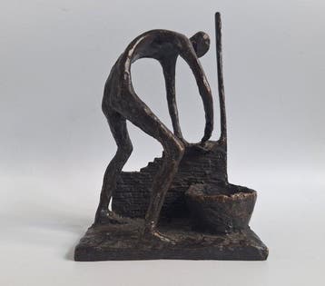 Artihove - Corry Ammerlaan - Beeld, Metselaar - 15 cm -