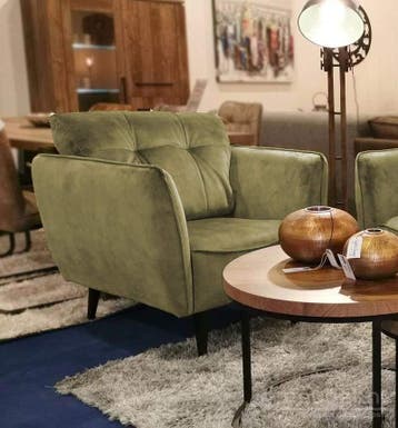 Fauteuil Akker - fauteuils - Groen, Nieuw, Stof