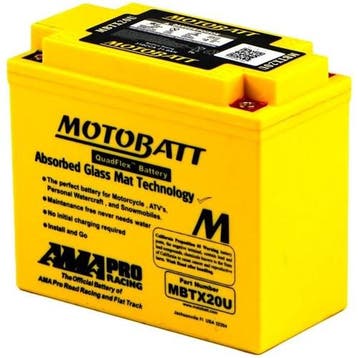 Motobatt Agm Accu Mbtx20U 12V 21Ah 310A 175X87X155, Verzenden, Nieuw