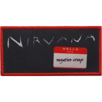 Nirvana - Negative Creep Badge - patch officiële merchandise, Ophalen of Verzenden, Nieuw, Kleding