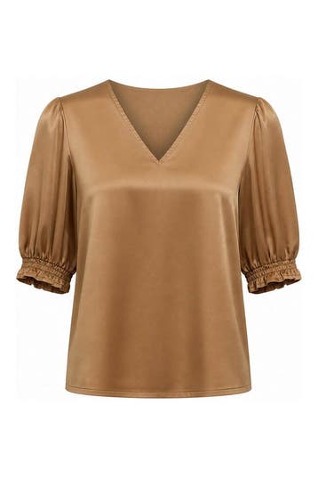Aaiko Top in maat S Beige, Aaiko, Verzenden, Zo goed als nieuw, Beige