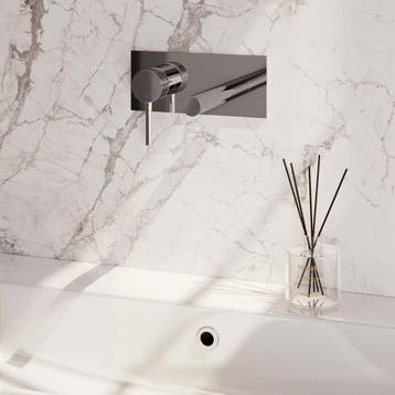 Brauer Chrome Carving Inbouw Wastafelmengkraan met Rechte, Ophalen of Verzenden, Nieuw