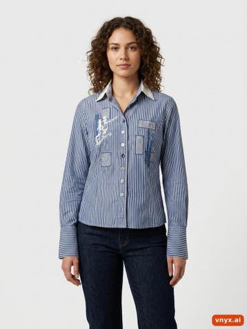 Brise de Mer Casual overhemden Dames maat L  Vintage, Kleding | Dames, Ophalen of Verzenden, Nieuw