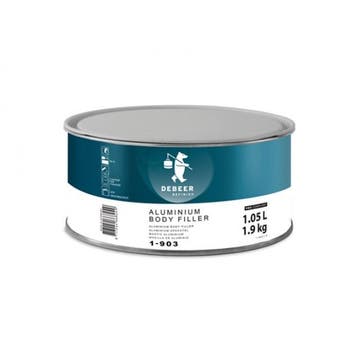 1-903 Aluminium Body Filler 1.9 kg De Beer (Plamuren), Verzenden, Nieuw