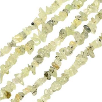 1 streng Cream Quartz brokken afmeting kraal gemiddeld 18 mm, Ophalen of Verzenden, Nieuw, Kraal