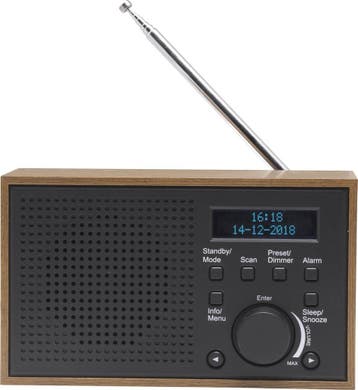 Denver DAB-46 / Retro FM radio / DAB + / LCD Display /, Verzenden, Nieuw