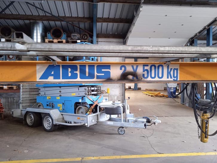 Abus hangkraan 5.000mm 2x 500kg 001475U, Doe-het-zelf en Verbouw, Gereedschap | Overige machines, Gebruikt, Ophalen