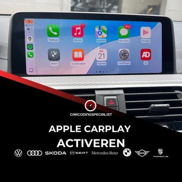 BMW en MINI Apple Carplay activeren / vrijschakelen