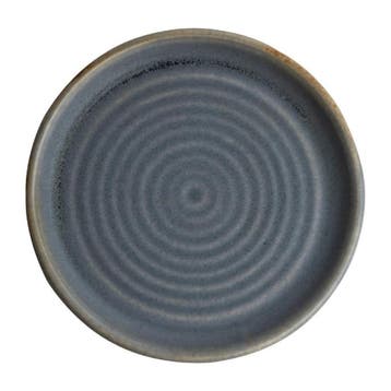 Olympia Canvas ronde borden met smalle rand blauw graniet, Verzenden, Nieuw