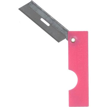 Scheermesje met Handvat  Roze     1 stuks, Verzamelen, Ophalen of Verzenden, Nieuw