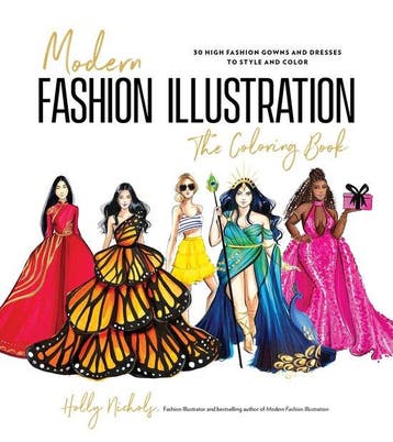 9798890039927 Modern Fashion Illustration: The Coloring Book, Verzenden, Nieuw, Holly Nichols