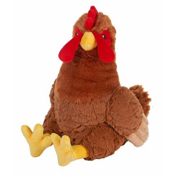 Wild Republic kip knuffel - pluche - 30 cm - haan, Verzenden, Nieuw