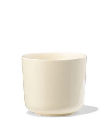 HEMA Koffiekopje 200ml Knap new bone china geel, Verzenden, Nieuw