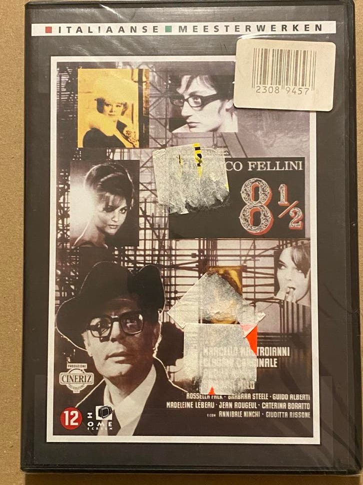 Frederico Fellini - 8 1/2 (Otto Et Mezzo) - 1963 - NIEUW, Cd's en Dvd's, Dvd's | Filmhuis, Italië, Nieuw in verpakking, Vanaf 12 jaar