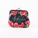 Knip portemonnee klein tulpen rood/zwart, Ophalen of Verzenden, Nieuw