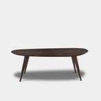 Tafel organisch eikenhout  Hout Onderstel  250x110, Huis en Inrichting, Tafels | Eettafels, Nieuw