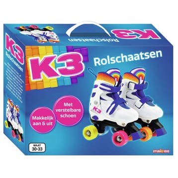 Studio 100 rolschaatsen K3 verstelb van €65,99 voor €52,79, Ophalen of Verzenden, Nieuw