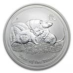 Lunar II - Year of the Mouse - 5 oz 2008 (3.005 oplage), Verzenden, Losse munt, Zilver