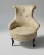 Fauteuil - Hout, Textiel - Louis XIV-stijl fauteuil