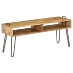 vidaXL Tv-meubel 110x35x45 cm massief mangohout, Huis en Inrichting, Kasten | Televisiemeubels, 100 tot 150 cm, Verzenden, Nieuw