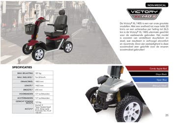 Scootmobiel Victory XL140s (2021), Diversen, Ophalen of Verzenden, Nieuw