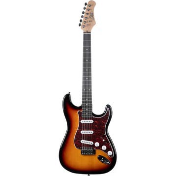 EKO ST100 SB Tribute ST-Style Elektrische Gitaar Sunburst, Muziek en Instrumenten, Snaarinstrumenten | Gitaren | Elektrisch, Ophalen of Verzenden