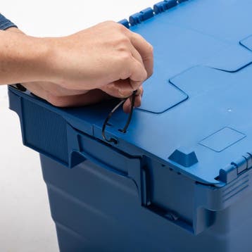Distributiebak, 600x400x516 mm, euronorm, blauw kunststof,, 40 tot 60 cm, 50 tot 75 cm, Ophalen of Verzenden, 50 cm of meer