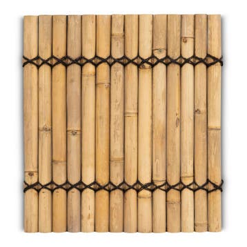Bamboe schutting halfrond - 90 x 100 cm - Naturel - Eviro Ba, Verzenden, Nieuw