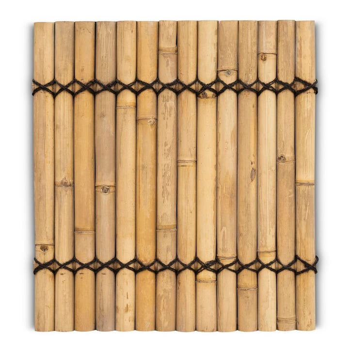 Bamboe schutting halfrond - 90 x 100 cm - Naturel - Eviro Ba, Tuin en Terras, Schuttingen, Nieuw, Verzenden
