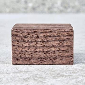 HOCHO Walnotenhouten Mini Kaartenhouder 34 mm – Luxe en F., Ophalen of Verzenden, Nieuw