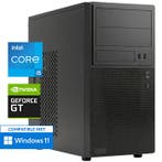 Intel Core i5 12400F met GeForce GT 730 - 4x HDMI - 32GB RAM, Nieuw