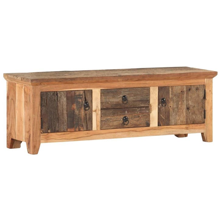 vidaXL Tv-meubel 120x30x40 cm massief acaciahout en, Huis en Inrichting, Kasten | Televisiemeubels, 25 tot 50 cm, Nieuw, Overige houtsoorten