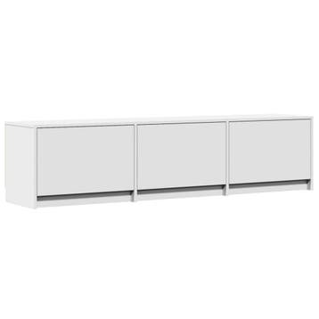 vidaXL TV-kast Wit Bewerkt hout, Minder dan 50 cm, Verzenden, Nieuw, Minder dan 100 cm