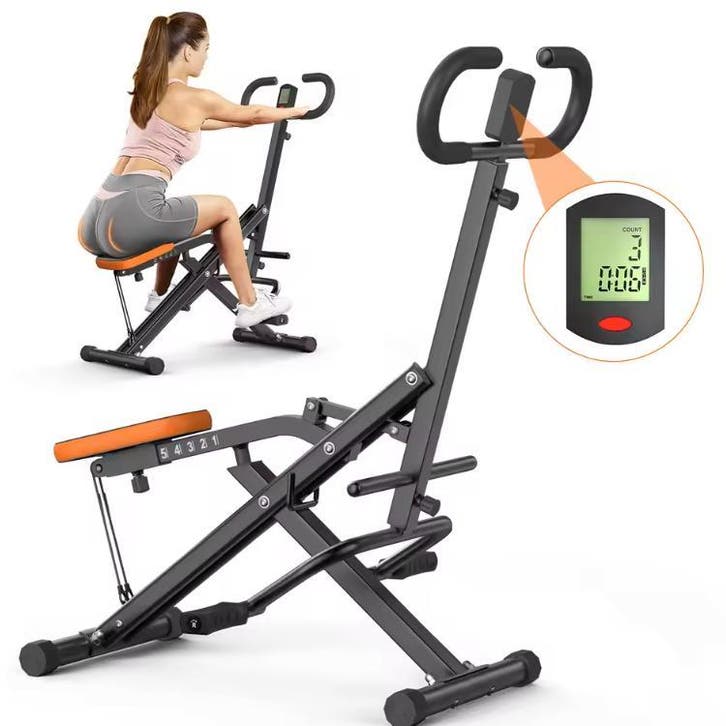 Squat Machine met Weerstandsbanden en LCD Monitor, Sport en Fitness, Fitnessapparatuur, Nieuw, Verzenden