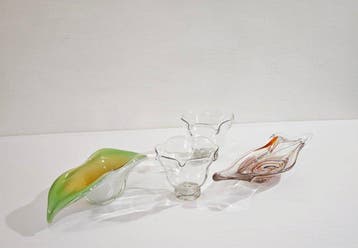 Vide-poche (4) - Orrefors - Set van 4 glazen, Antiek en Kunst