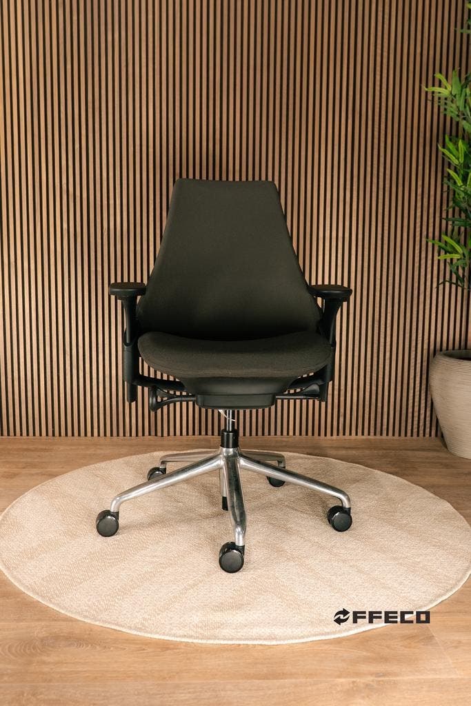 Refurbished Herman Miller Sayl Bureaustoel - Graphite, Huis en Inrichting, Bureaustoelen, Bureaustoel, Zwart, Zo goed als nieuw