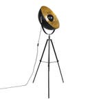 Industriële vloerlamp tripod zwart - Magna 50 Eglip, Verzenden, Nieuw, Modern