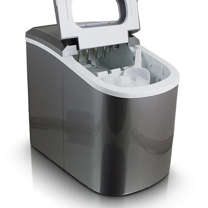 Ijsblokjesmachine - zwart Intertek, Witgoed en Apparatuur, IJsmachines, Nieuw, Verzenden