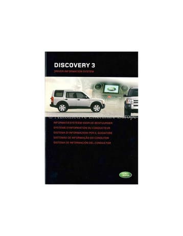 2004 LAND ROVER DISCOVERY 3 BESTUURDERSINFORMATIE, Auto diversen, Handleidingen en Instructieboekjes