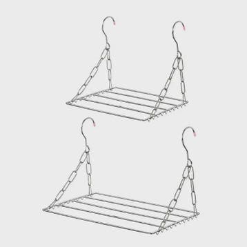 Opvouwbaar Balkon Droogrek voor Schoenen en Kleding - RVS, Verzenden, Nieuw