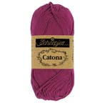 Scheepjes Catona - 10g - 128 Tyrian Purple, Ophalen of Verzenden, Nieuw, Breien of Haken, Wol of Garen